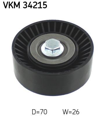 Galet enrouleur de courroie d'accessoire SKF ref. VKM 34215